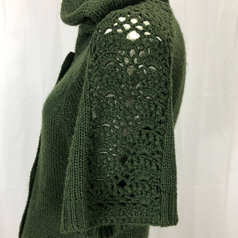 Green Knit Sweater C423 - Picture 4 of 7